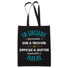 Tote Bag Formidable Stagiaire Cadeau Travail Noir - Planetee