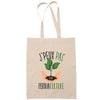 Sac Tote Bag J'peux pas Permaculture beige - Planetee