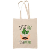 Sac Tote Bag J'peux pas Permaculture beige - Planetee