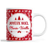 Tasse Noël Marie-Noëlle Rouge - Planetee