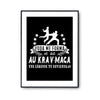 Affiche Krav-Maga Légende Combattant - Planetee