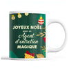 Tasse Noël Agent d'entretien homme Vert - Planetee