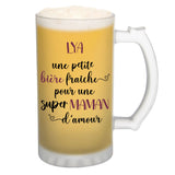 Chope de bière Lya Super Maman - Planetee