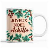 Tasse Noël Achille Beige - Planetee