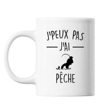 Mug pêche j'peux pas Blanc - Planetee