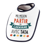 Bavoir bébé Ma mission Caravane avec Tata - Planetee