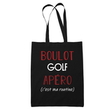 Sac Tote Bag Golf C'est ma Routine - Planetee