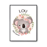 Affiche Lou Bébé d'amour Koala - Planetee