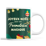 Tasse Noël Formatrice femme Vert - Planetee