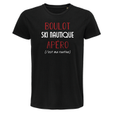 T-shirt homme Ski Nautique C'est ma Routine - Planetee