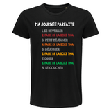 T-shirt Homme Boxe Thaï Journée Parfaite - Planetee