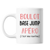Mug Base Jump C'est ma Routine Blanc - Planetee