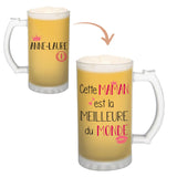 Chope de bière Anne-Laure Meilleure Maman - Planetee