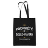 Tote Bag Noir Belle-Maman ne plaisante pas - Planetee