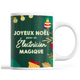 Tasse Noël Électricien homme Vert - Planetee