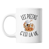 Mug Pizza c'est la vie - Planetee
