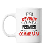 Mug Je veux devenir Fermier comme Papa - Planetee