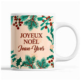 Tasse Noël Jean-Yves Beige - Planetee