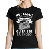 T-shirt femme photo octogénaire - Planetee