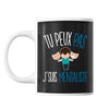 Mug Mentaliste mentalisme j'peux pas Noir - Planetee