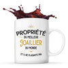 Mug blanc Propriété du Meilleur joaillier - Planetee