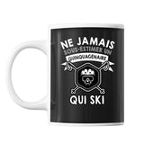 Mug Ski Quinquagénaire Homme 50 ans - Planetee
