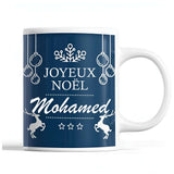 Tasse Noël Mohamed Bleu - Planetee