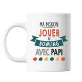 Mug Ma mission Bowling avec Papi - Planetee