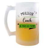 Chope de bière Meilleur Coach de tous les temps - Planetee