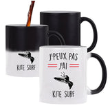 Mug Magique J'peux pas Kite Surf - Planetee
