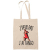 Sac Tote Bag J'peux pas Tango beige - Planetee
