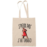 Sac Tote Bag J'peux pas Tango beige - Planetee