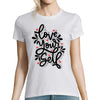 T-shirt Femme Amour Love Yourself - Planetee