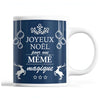 Tasse Noël Mémé femme Bleu - Planetee