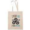 Sac Tote Bag J'peux pas Breton beige - Planetee