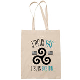 Sac Tote Bag J'peux pas Breton beige - Planetee