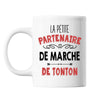Mug La Petite Partenaire de Marche de Tonton - Planetee