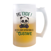 Chope de bière Gustave Pas Touche Panda - Planetee