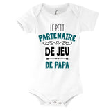 Body bébé Le Petit Partenaire de Jeu de Papa - Planetee