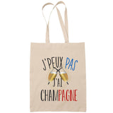 Sac Tote Bag J'peux pas Cesf beige - Planetee