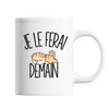 Mug Chat Scottish Je le ferai demain - Planetee