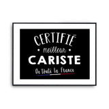 Affiche Cariste Homme Meilleur de France Métier - Planetee