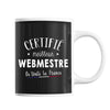 Mug Homme Webmestre Meilleur de France | Tasse Noire métier - Planetee