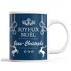 Tasse Noël Jean-Christophe Bleu - Planetee
