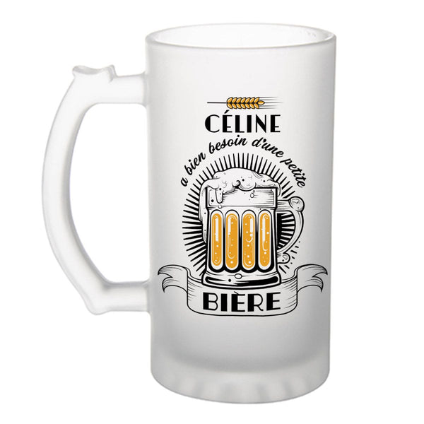 Chope de bière Marraine Déesse Légende | Verre Alcool Pinte