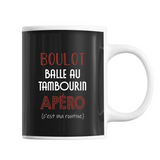 Mug Balle au Tambourin C'est ma Routine - Planetee