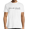 T-shirt Homme Blanc - Grande Gueule et fier - Planetee