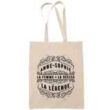 Sac Tote Bag Anne-sophie La Déesse beige - Planetee