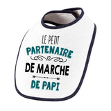 Bavoir bébé garçon Le Petit Partenaire de Marche de Papi - Planetee