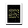 Affiche wake board soit avec toi - Planetee